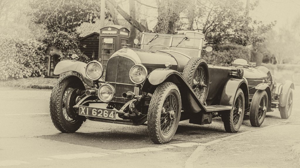 1930s Bentleys Village Street - Antique Plate edit