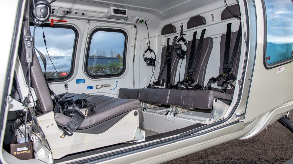 agusta a109s helicopter interior