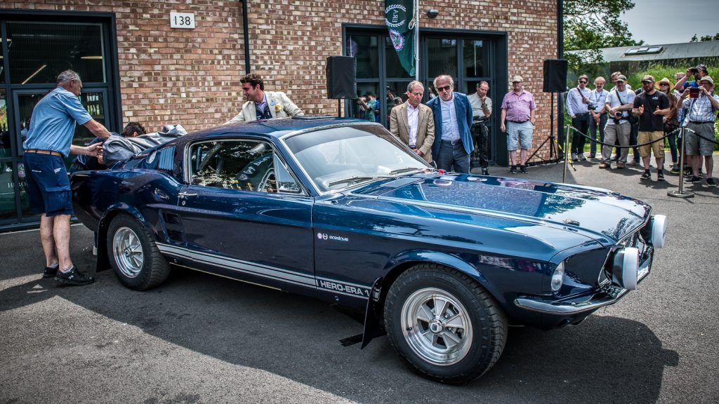 1967 Mustang historic rally car