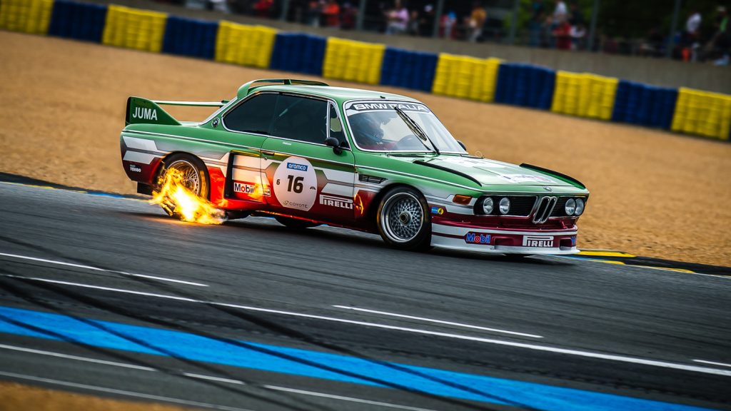 BMW CSL racing during Practice and Qualifying for the Le Mans Classic