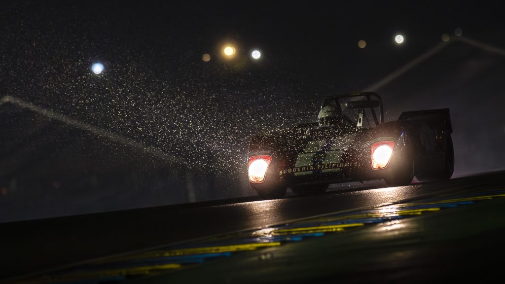 Le-mans-classic-headlights-rain-spray