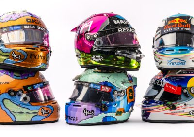 motorsport-memorabilia-F1-crash-helmets-commercial-photography