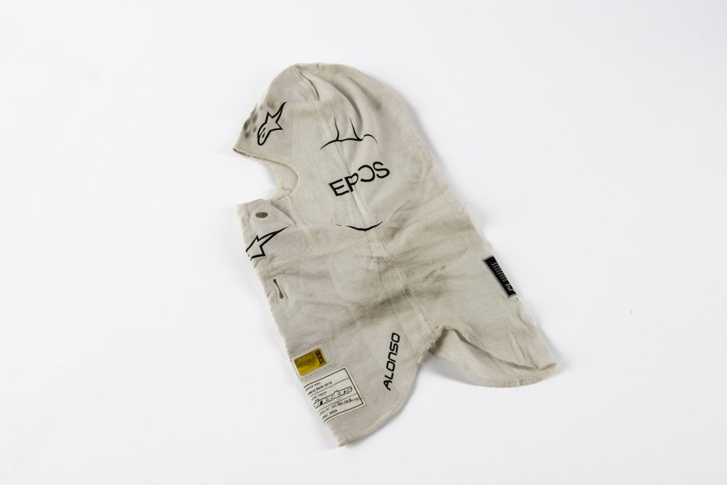 fernando-alonso-balaclava-motorsport-memorabilia