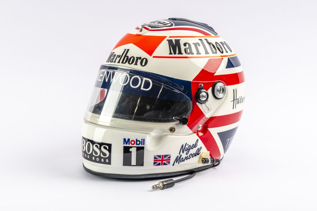 nigel-mansell-f1-crash-helmet-collection