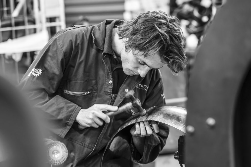 student panel beating