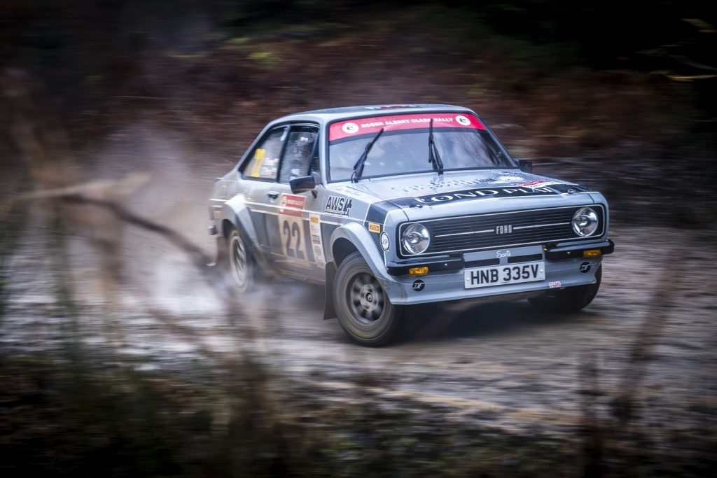 Car 22 - Ieuan Evans and Gareth Parry - Ford Escort Mk2