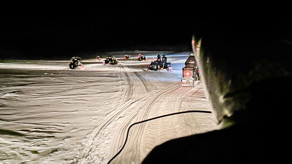 Northern Lights Snowmobile Safari